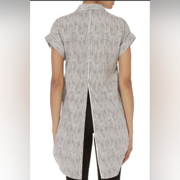 Rag and Bone Ara Tie back short sleeved blouse. Size M - Picture 2 of 10